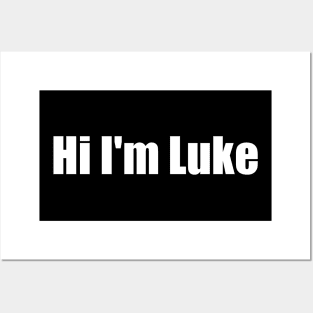 Hi I'm Luke Posters and Art